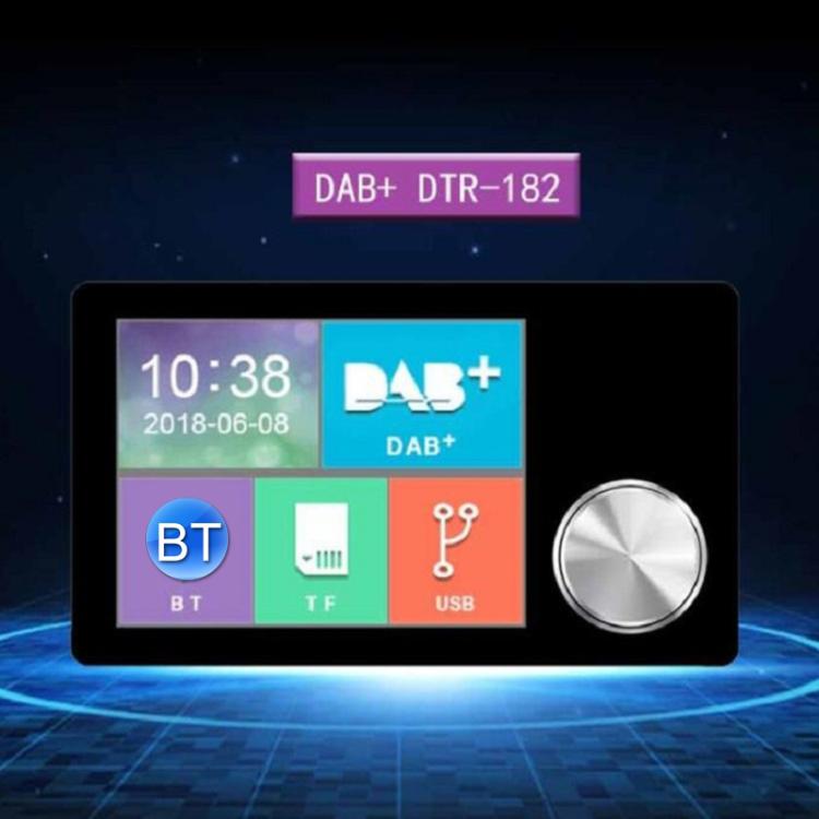 2.8 inch Car DAB+Digital Broadcasting Colorful Screen Receiver FM Forwarding AUX Output - Bluetooth Car Kits by buy2fix | Online Shopping UK | buy2fix