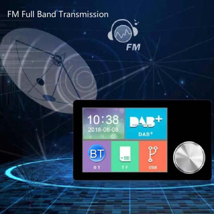 2.8 inch Car DAB+Digital Broadcasting Colorful Screen Receiver FM Forwarding AUX Output - Bluetooth Car Kits by buy2fix | Online Shopping UK | buy2fix