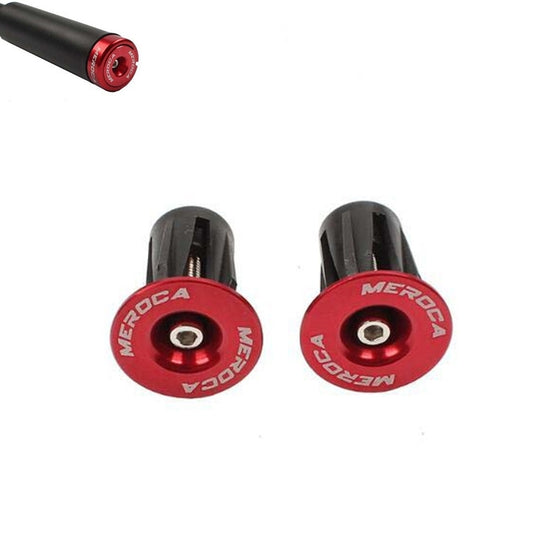 1pair MEROCA Mountain Bike Expansion Lock Bar Plug Road Bike Bicycle Bar Plug End Cover, Color: Red - Others by MEROCA | Online Shopping UK | buy2fix