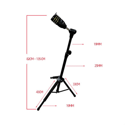 Gravity Self-locking Folding Vertical Pipa Bass Universal Guitar Stand - String Instrument Accessories by buy2fix | Online Shopping UK | buy2fix