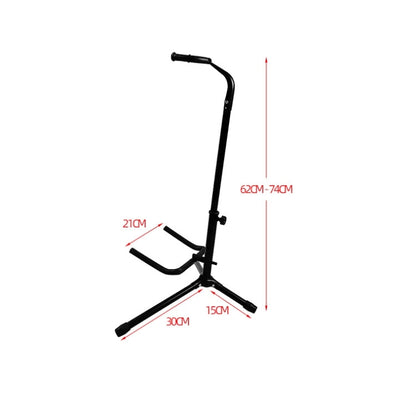 Folding Single Vertical Guitar Stand - String Instrument Accessories by buy2fix | Online Shopping UK | buy2fix