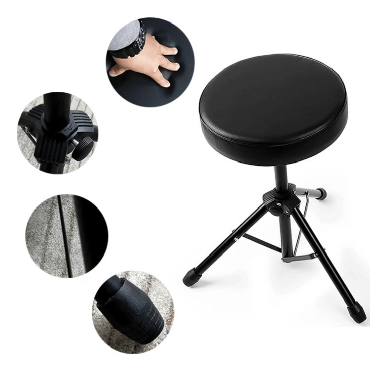 Metal Bracket Lift Round Stool Musical Instrument Universal Bench - Other Accessories by buy2fix | Online Shopping UK | buy2fix