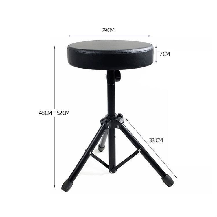 Metal Bracket Lift Round Stool Musical Instrument Universal Bench - Other Accessories by buy2fix | Online Shopping UK | buy2fix