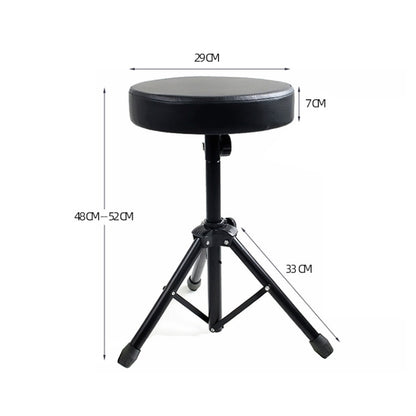 Metal Bracket Lift Round Stool Musical Instrument Universal Bench - Other Accessories by buy2fix | Online Shopping UK | buy2fix