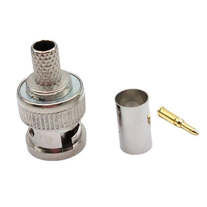 5pcs Cold Pressed BNC Plug Wiring Head, Specification: 59 by buy2fix