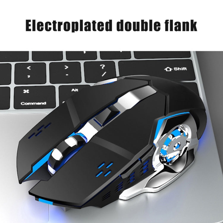 K680 Rechargeable Wireless Keyboard and Mouse Set(Black Mixed Color) by buy2fix