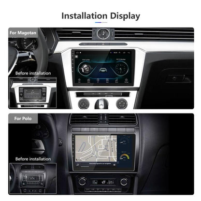 Universal Machine Android Smart Navigation Car Navigation DVD Reversing Video Integrated Machine, Size:10inch 2+32G, Specification:Standard+12 Lights Camera - Car DVD by buy2fix | Online Shopping UK | buy2fix