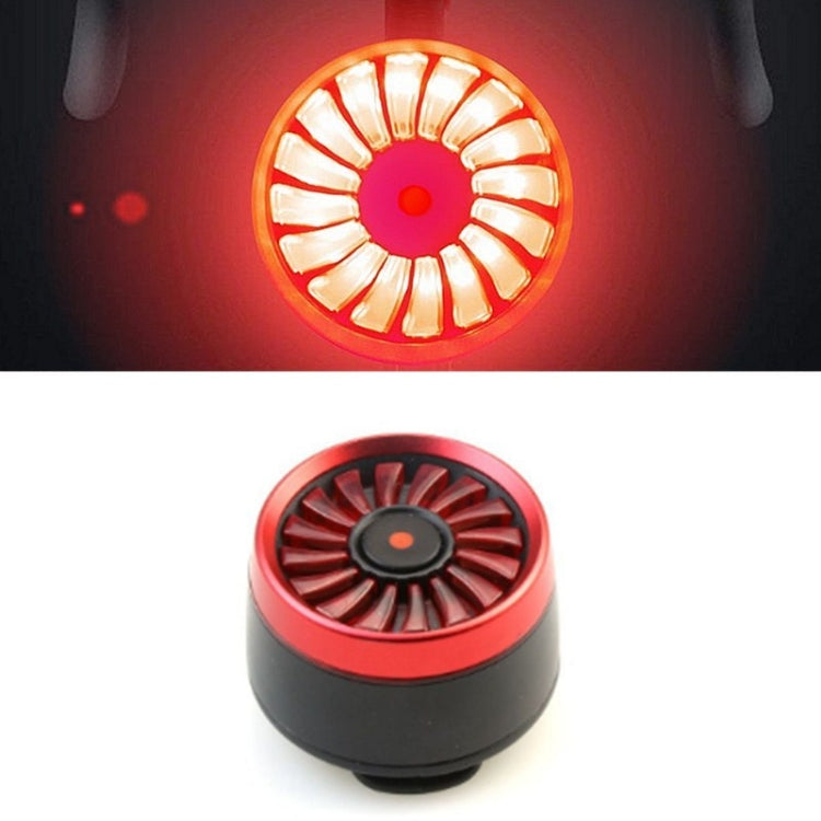Bicycle Smart Sensor Brake Light USB Tail Light Warning Light(Red) by buy2fix