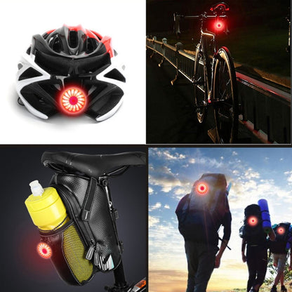 Bicycle Smart Sensor Brake Light USB Tail Light Warning Light(Red) by buy2fix