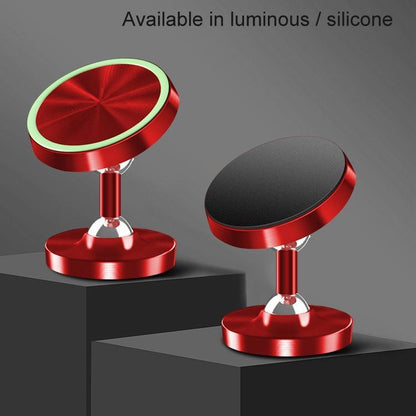 Car Phone Holder Alloy Magnetic Universal Dual Ball Rotating Car Phone Holder,, Color: Black (Single Ball) - Universal Car Holders by buy2fix | Online Shopping UK | buy2fix