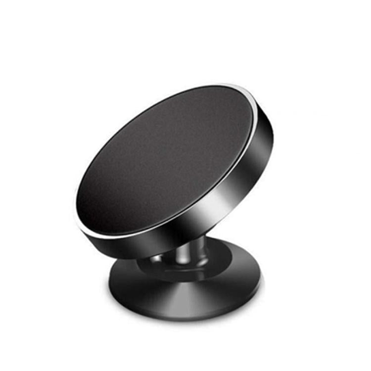 Car Phone Holder Alloy Magnetic Universal Dual Ball Rotating Car Phone Holder,, Color: Black (Single Ball) - Universal Car Holders by buy2fix | Online Shopping UK | buy2fix