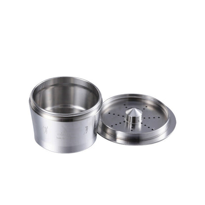 Coffee Machine Capsule Stainless Steel Household Coffee Filter Reusable Coffee Capsule Cup Pattern Random Delivery - Coffee Machine Parts by buy2fix | Online Shopping UK | buy2fix