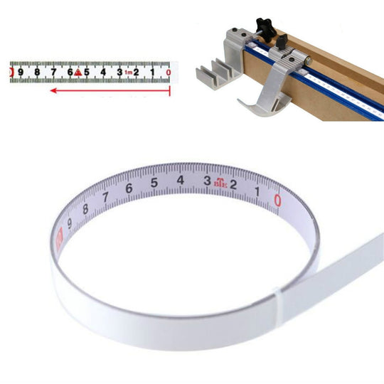 4m Sticky Scale Steel Ruler with Glue Scale Tape Measure Self-adhesive Ruler, Specification:Reverse