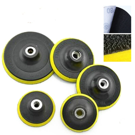 5 PCS Polishing Disc Self-adhesive Sponge Disc Pneumatic Sandpaper Suction Cup, Size:125mm M14
