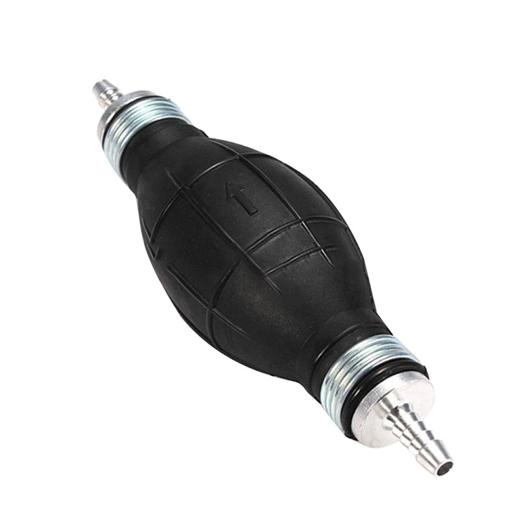 Universal Car Boat Motor Motorcycle Gasoline Pump Spherical Rubber Manual Fuel Pump, Size:12mm(Black) by buy2fix