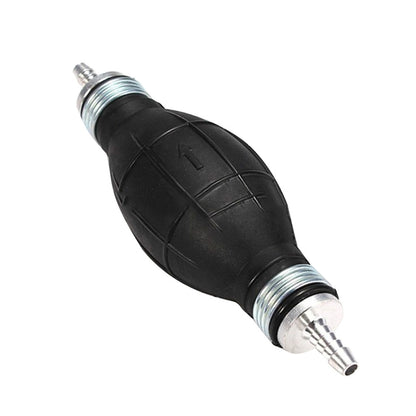 Universal Car Boat Motor Motorcycle Gasoline Pump Spherical Rubber Manual Fuel Pump, Size:12mm(Black) by buy2fix
