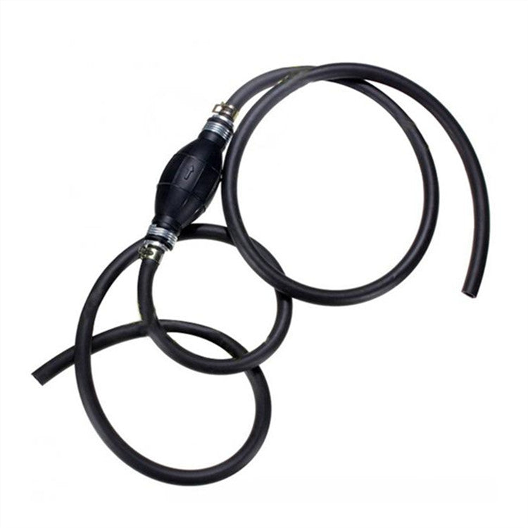 Universal Car Boat Motor Motorcycle Gasoline Pump Spherical Rubber Manual Fuel Pump, Size:12mm(Black) by buy2fix