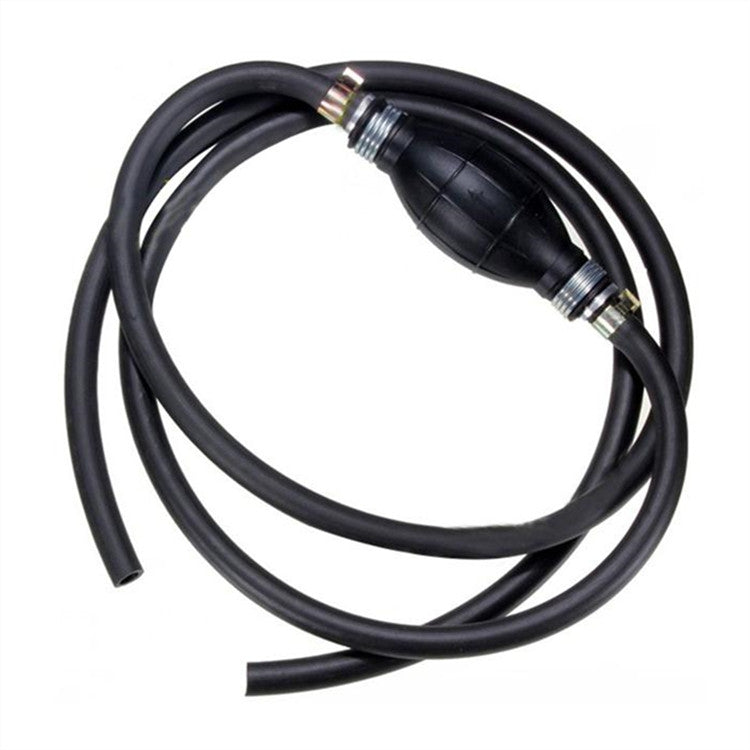 Universal Car Boat Motor Motorcycle Gasoline Pump Spherical Rubber Manual Fuel Pump, Size:12mm(Black) by buy2fix