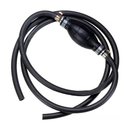 Universal Car Boat Motor Motorcycle Gasoline Pump Spherical Rubber Manual Fuel Pump, Size:12mm(Black) by buy2fix