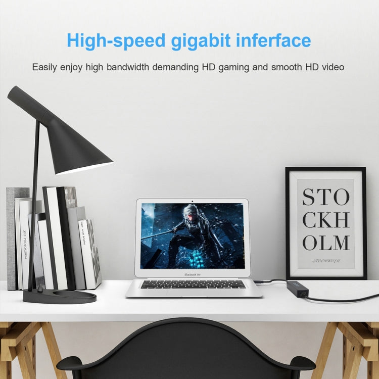 USB to RJ45 10/100 Mbps USB Ethernet Adapter Network card(Black) by buy2fix