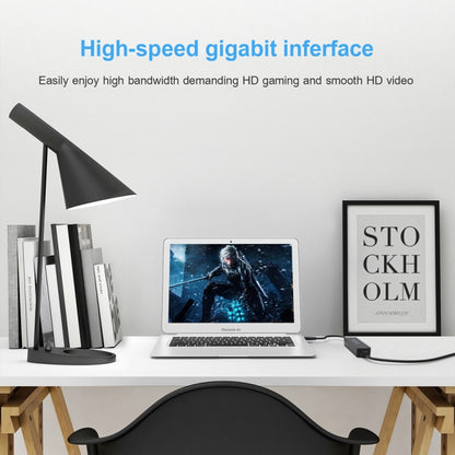 USB to RJ45 10/100 Mbps USB Ethernet Adapter Network card(Black) by buy2fix