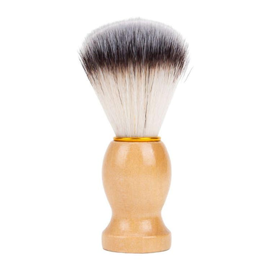 Wood Handle Hair Shaving Brush Facial Beard Cleaning Appliance Shave Salon Badger Hair Tool Razor Brush - Hair Trimmer by buy2fix | Online Shopping UK | buy2fix
