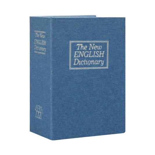 Mini Dictionary Safe Box Book Secret Security Lock Cash Money Coin Storage Jewellery key Locker(Blue) - Safety Box by buy2fix | Online Shopping UK | buy2fix
