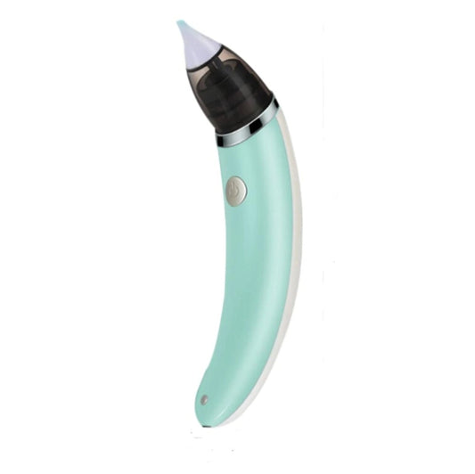 Baby Nasal Aspirator Electric Safe Hygienic Nose Cleaner With 2 Sizes Of Nose Tips And Oral Snot Sucker for Newborns Boy Girls(Green) - Baby Care by buy2fix | Online Shopping UK | buy2fix