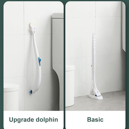Disposable Toilet Brush Household Toilet Brush with Detergent, Style:Dolphin - Cleaning Tools by buy2fix | Online Shopping UK | buy2fix