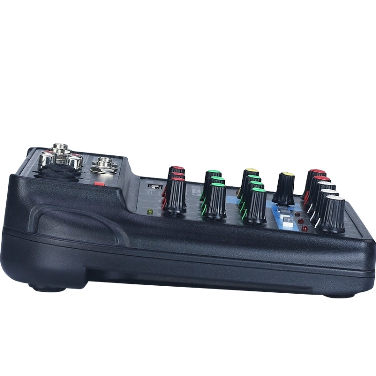 TU04 BT Sound Mixing Console Record 48V Phantom Power Monitor AUX Paths Plus Effects 4 Channels Audio Mixer with USB(Black) by buy2fix