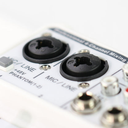 TU04 BT Sound Mixing Console Record 48V Phantom Power Monitor AUX Paths Plus Effects 4 Channels Audio Mixer with USB(Black) by buy2fix