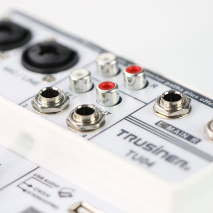 TU04 BT Sound Mixing Console Record 48V Phantom Power Monitor AUX Paths Plus Effects 4 Channels Audio Mixer with USB(Black) by buy2fix