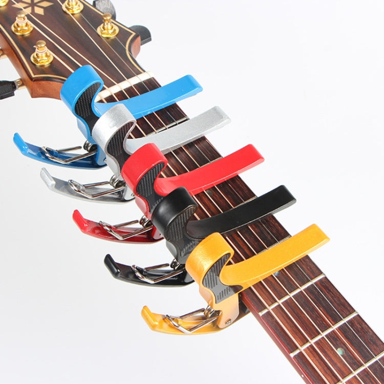Plastic Guitar Capo for 6 String Acoustic Classic Electric Guitarra Tuning Clamp Musical Instrument Accessories(Red) - String Instrument Accessories by buy2fix | Online Shopping UK | buy2fix