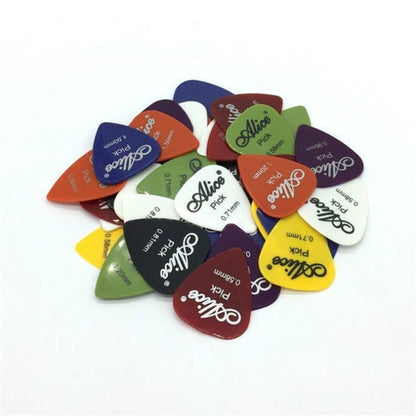 Alice 50 PCS ABS Electric Guitar Picks, Random Color Delivery, Surface:Frosted, Size:0.58mm, 0.71mm, 0.81mm Mixing - String Instrument Accessories by buy2fix | Online Shopping UK | buy2fix