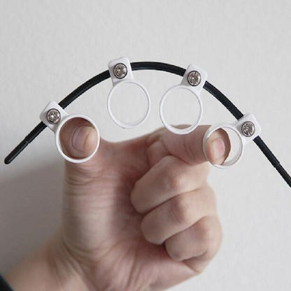 Four-finger Finger Expander Guitar Ukulele Piano Span Practice Finger  Cover, Specification:Standard Bold Edition(White) - String Instrument Accessories by buy2fix | Online Shopping UK | buy2fix