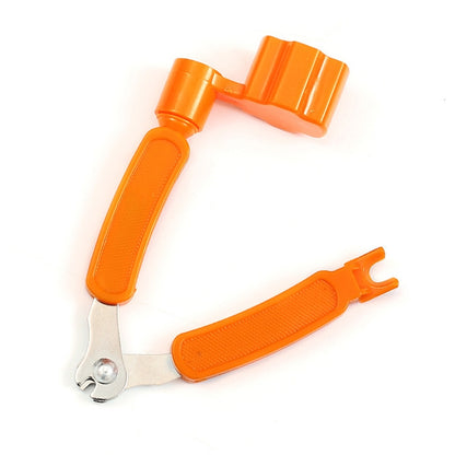 Guitar String Changing Tool Set String Trimmer Winding String Winding Three-in-one Clamp Guitar Accessories(Black Wihout Paper Jam) - String Instrument Accessories by buy2fix | Online Shopping UK | buy2fix