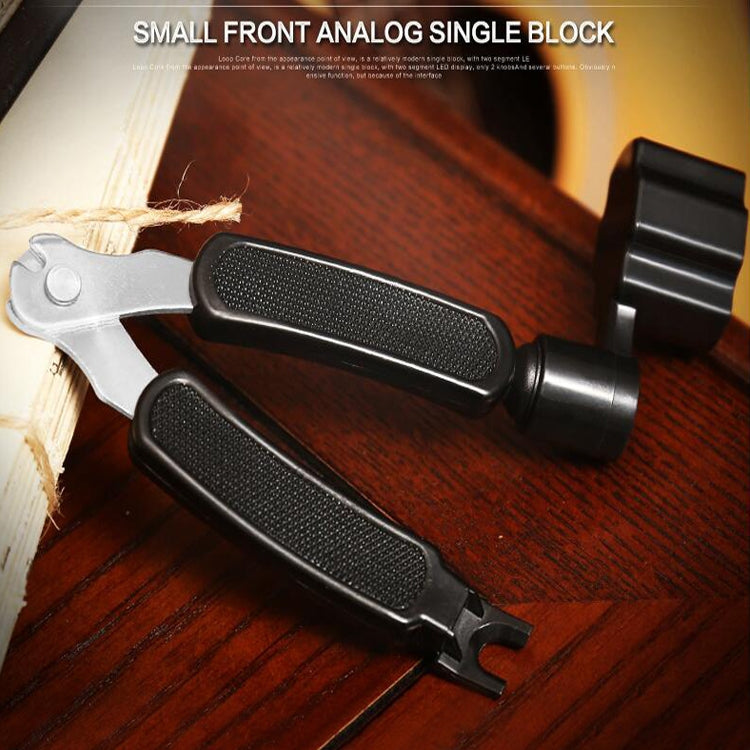 Guitar String Changing Tool Set String Trimmer Winding String Winding Three-in-one Clamp Guitar Accessories(Black Wihout Paper Jam) - String Instrument Accessories by buy2fix | Online Shopping UK | buy2fix