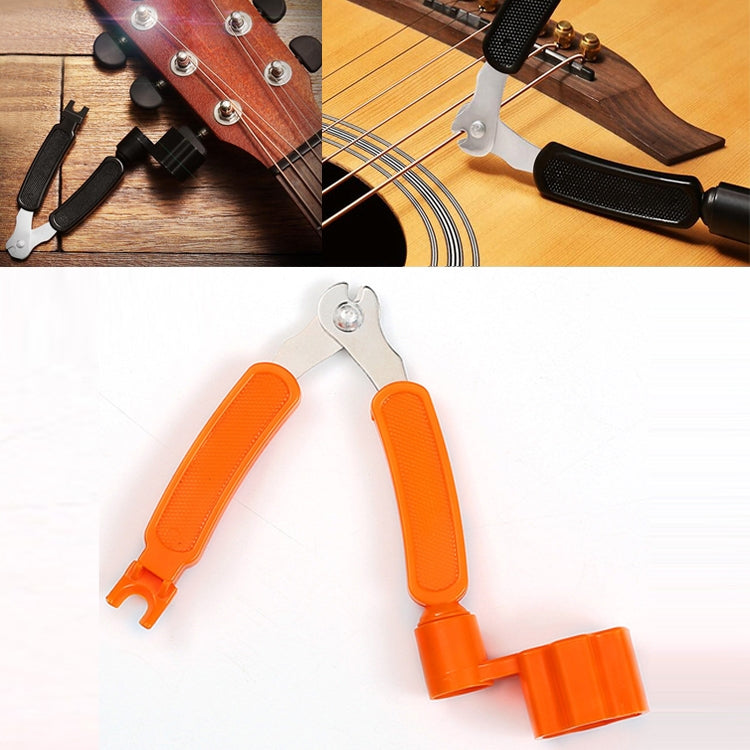 Guitar String Changing Tool Set String Trimmer Winding String Winding Three-in-one Clamp Guitar Accessories(Yellow Wihout Paper Jam) - String Instrument Accessories by buy2fix | Online Shopping UK | buy2fix