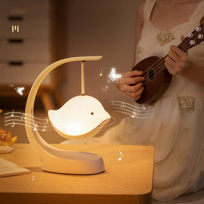 Bird Speaker Night Light Bedroom Bedside Music Desk Lamp, Style:Bluetooth by buy2fix