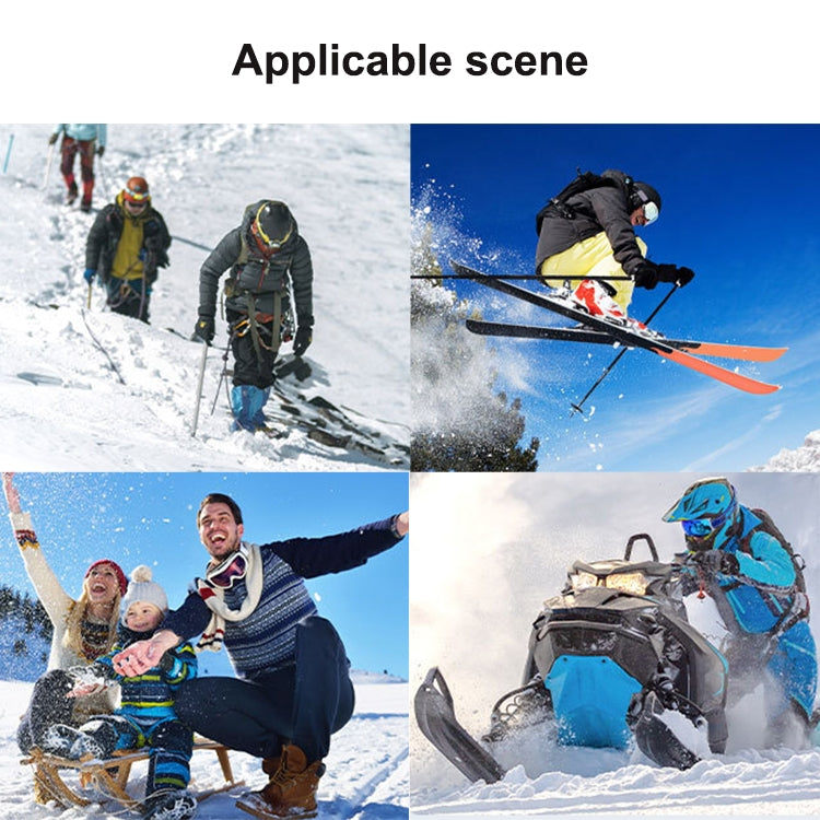 Winter Thermal Ski Gloves Outdoor Waterproof Velvet Gloves Thickening Touch Screen Motorcycle Gloves, Size: XL(Red) - Locomotive Gloves by buy2fix | Online Shopping UK | buy2fix