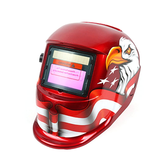 Solar Automatic Darkening Welding Mask Argon Arc Welding Helmet(Polish Eagle)
