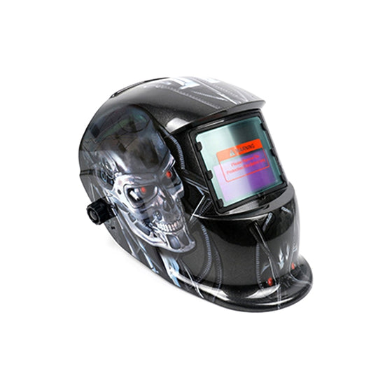 Solar Automatic Darkening Welding Mask Argon Arc Welding Helmet(Black Terminator)