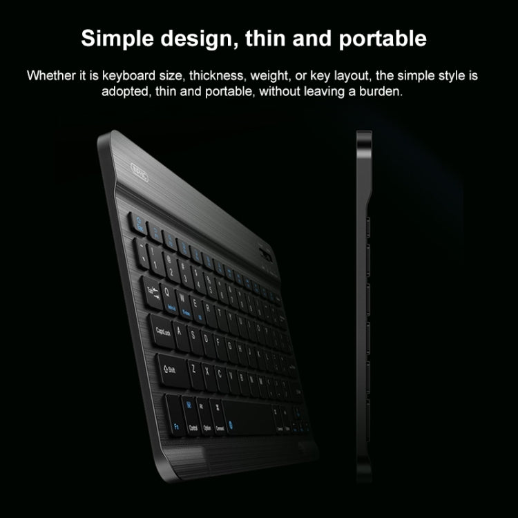 YS-001 7-8 inch Tablet Phones Universal Mini Wireless Bluetooth Keyboard, Style:Only Keyboard(Black) by buy2fix