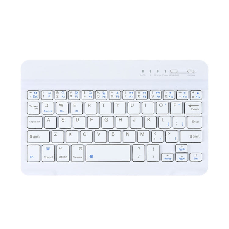 YS-001 7-8 inch Tablet Phones Universal Mini Wireless Bluetooth Keyboard, Style:Only Keyboard(White) by buy2fix