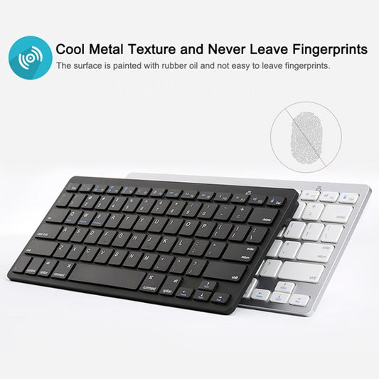 X5 Ultra-thin Mini Wireless Bluetooth Keyboard, Support Win / Android / IOS System(Silver) by buy2fix
