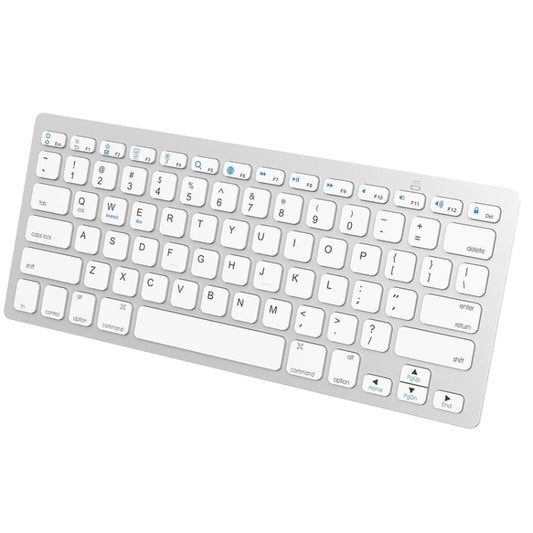 X5 Ultra-Thin Mini Wireless Keyboard + Wireless Mouse Set, Support Win / Android / IOS System(Silver) by buy2fix