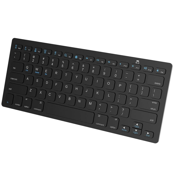 X5 Ultra-Thin Mini Wireless Keyboard + Wireless Mouse Set, Support Win / Android / IOS System(Black) by buy2fix