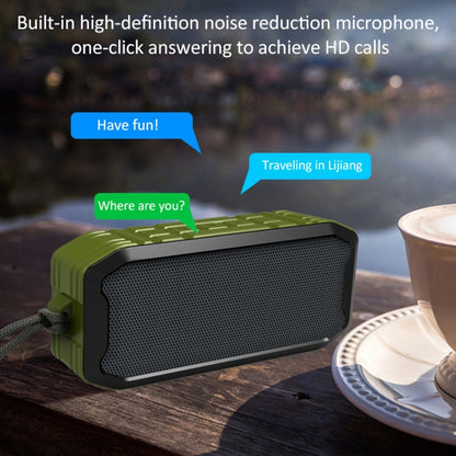 F8 IP67 Waterproof Outdoor Sports Wireless Card Bluetooth Speaker(Black) - Waterproof Speaker by buy2fix | Online Shopping UK | buy2fix