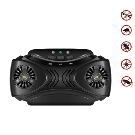 DC-9010 USB Charging Ultrasonic Mosquito Repellent Portable Insect Repellent(Black)