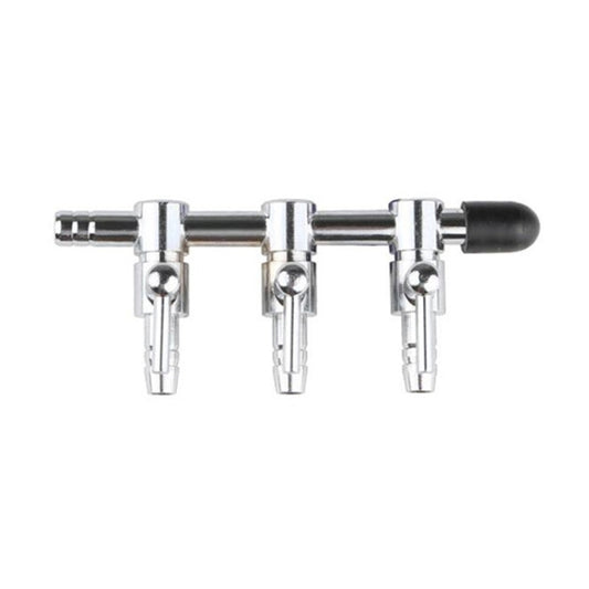 Fish Tank Oxygen Pipe Stainless Steel Distributor Oxygen Regulating Valve, Specification: Three Heads - Air Pumps by buy2fix | Online Shopping UK | buy2fix